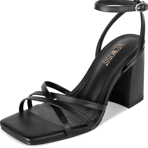 Strappy Chunky Heels - Picture 5 of 9